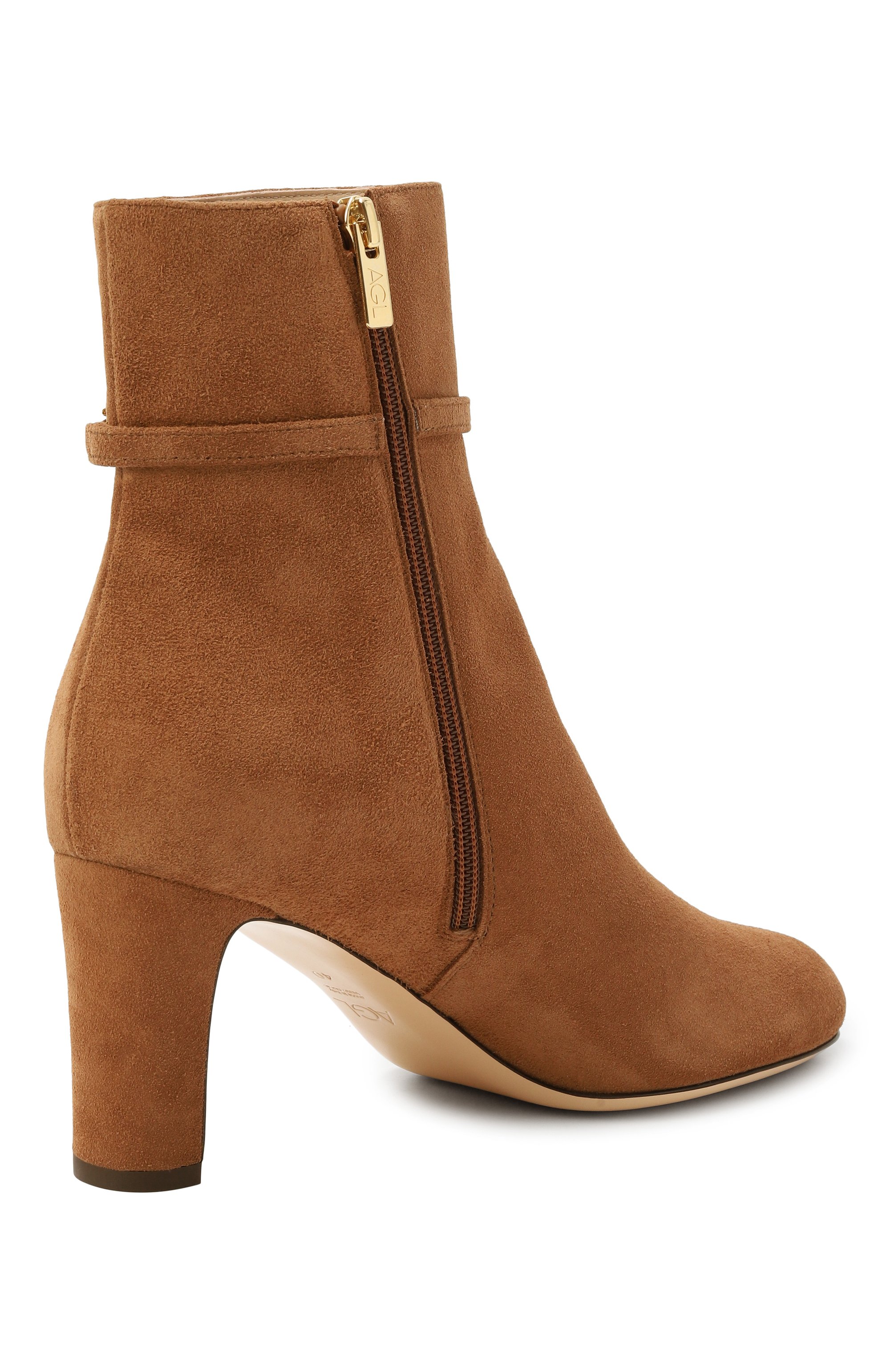 Замшевые ботильоны ginny buckle AGL, арт. D276502PC/FERGU, фото 5