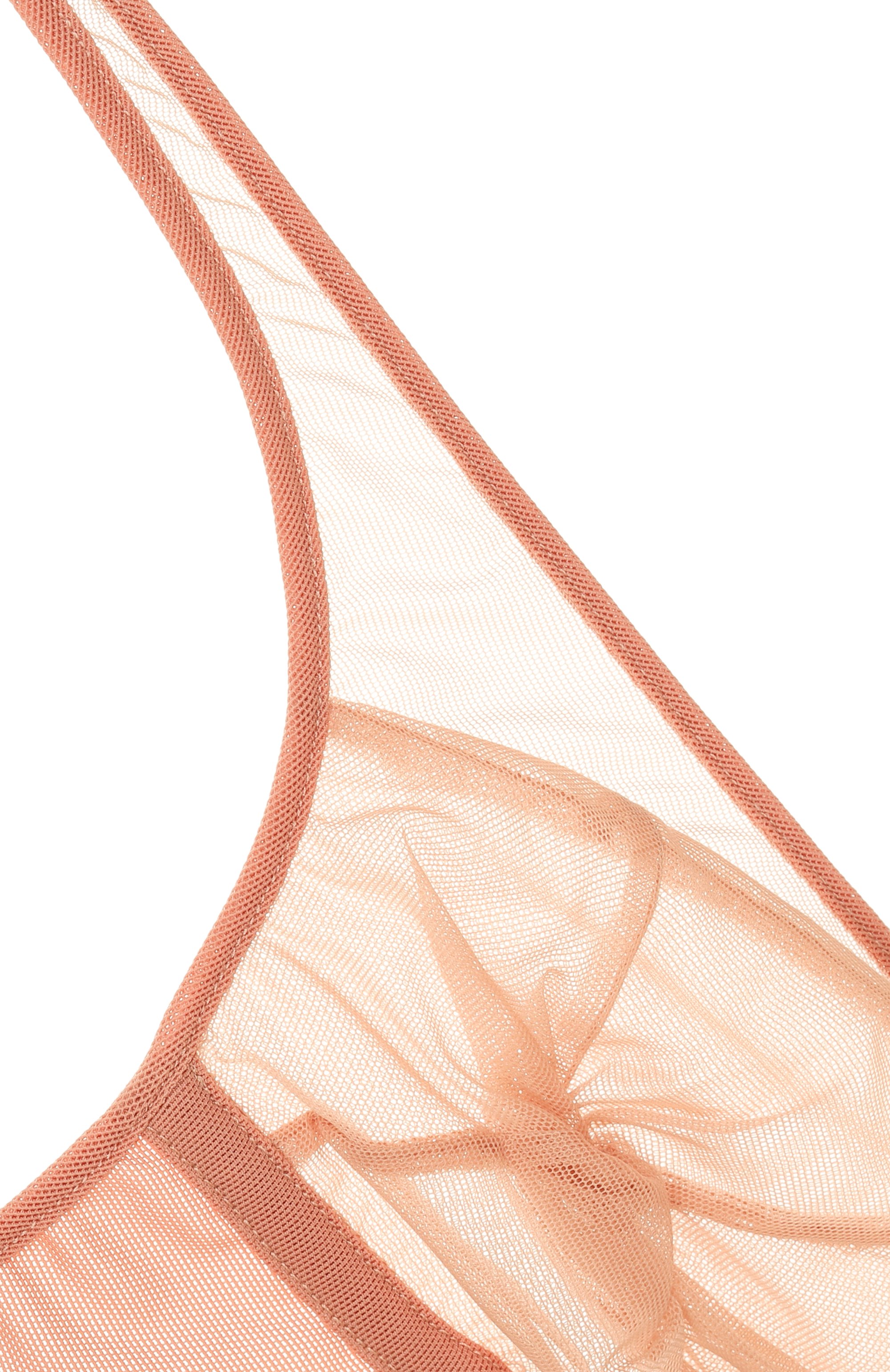 Топ THE ATTICO бежевого цвета по цене 64200 руб., арт. 250WCL00003/MIX047AA, фото 6 Топ THE ATTICO, арт. 250WCL00003/MIX047AA, фото 6