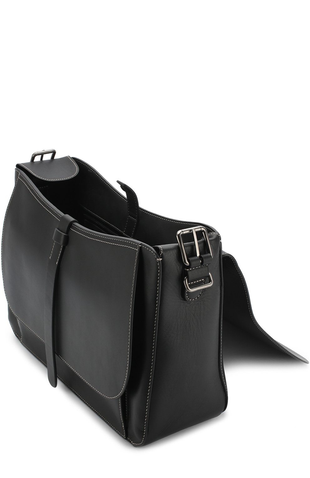 Кожаный мессенджер с клапаном GIORGIO ARMANI, арт. Y2M193/YDI5J, фото 4