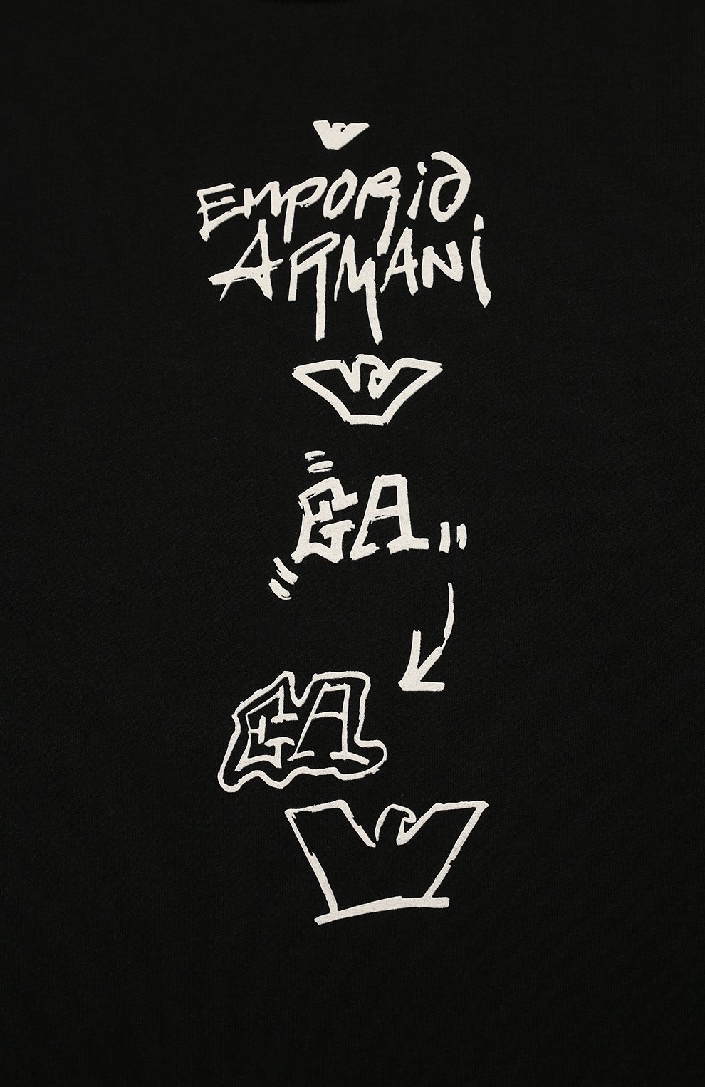 Хлопковый лонгслив EMPORIO ARMANI, арт. EB000025/AF10382, фото 3