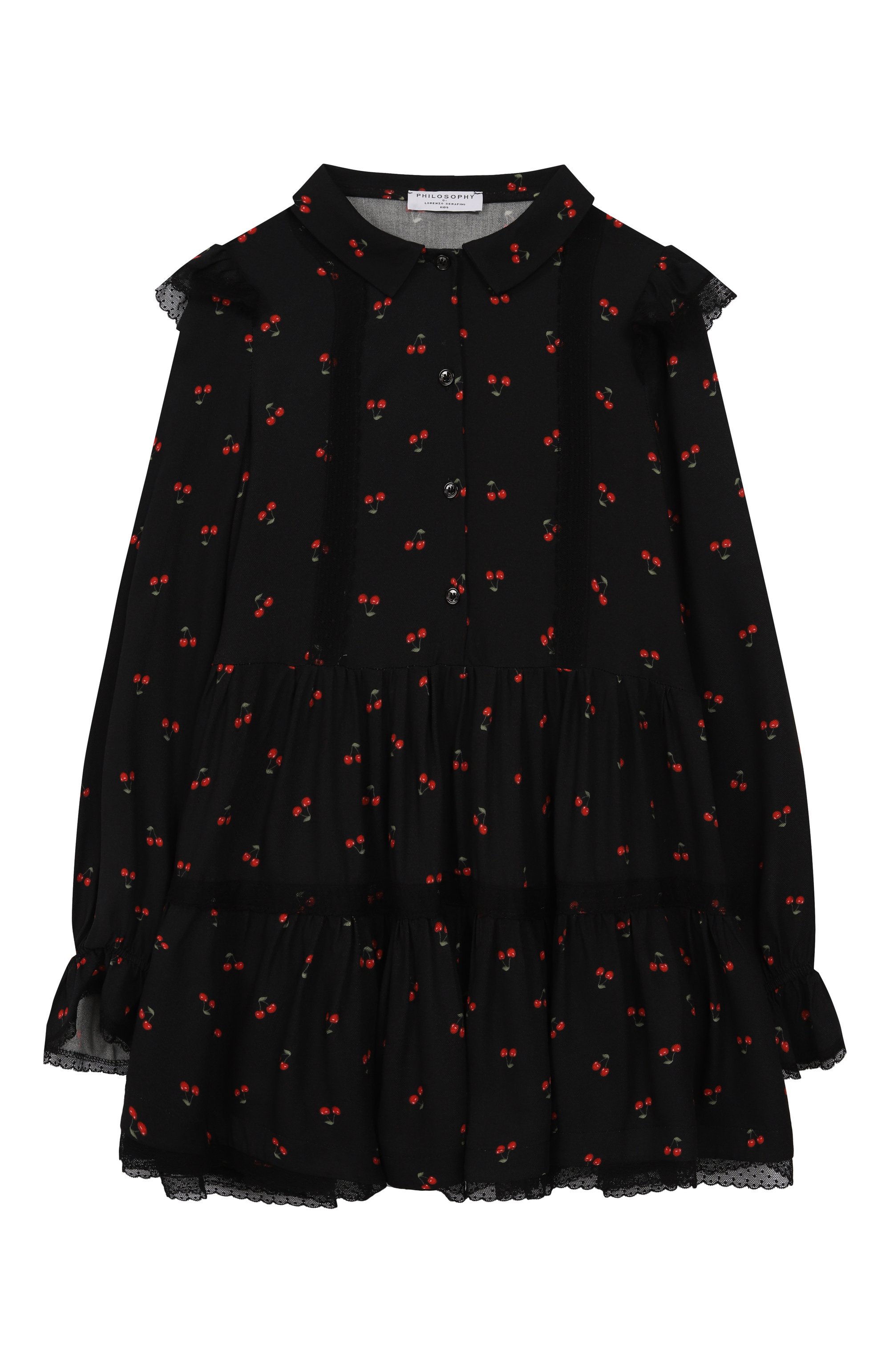Платье из вискозы PHILOSOPHY DI LORENZO SERAFINI KIDS, арт. I1F902/6605/4-10, фото 1