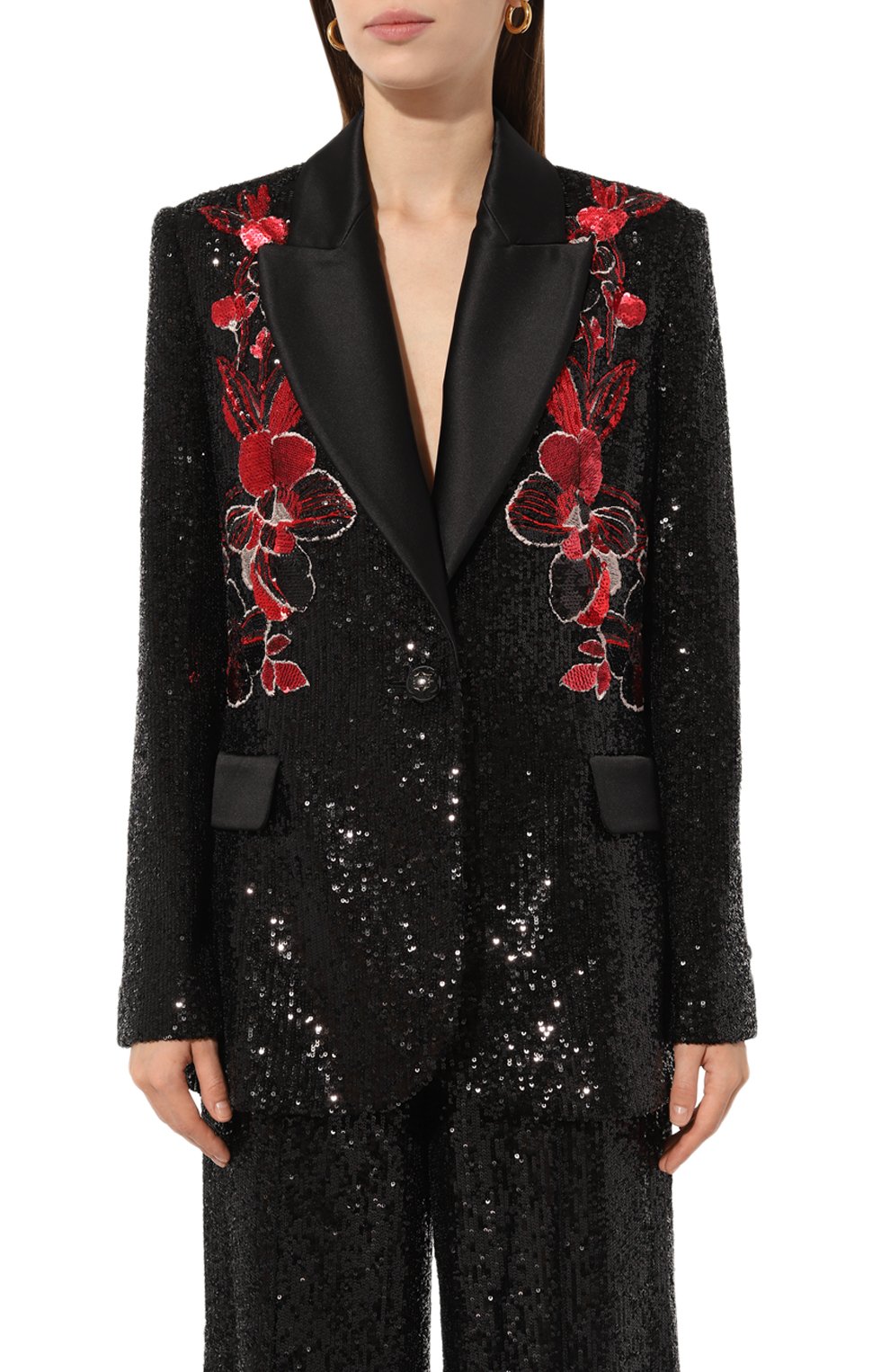 Жакет с отделкой пайетками ELIE SAAB, арт. J0047E, фото 3