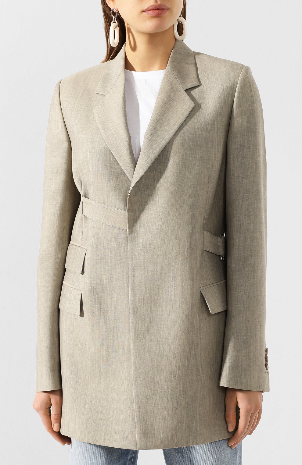 Шерстяной жакет MAISON MARGIELA, арт. S51BN0376/S52583, фото 3