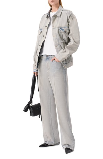 Джинсы bonnie HAIKURE голубого цвета по цене 48250 руб., арт. HEW03330DF203L0932/B0NNIE LIGHT SPACE, фото 2 Джинсы bonnie HAIKURE, арт. HEW03330DF203L0932/B0NNIE LIGHT SPACE, фото 2