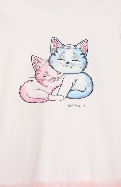 Хлопковое платье MONNALISA, арт. 19F903RU, фото 3