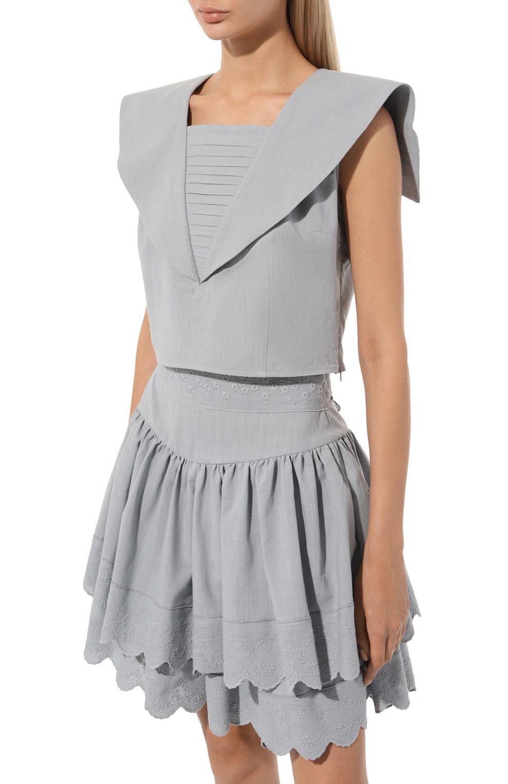 Топ MASTERPEACE серого цвета по цене 20000 руб., арт. MP-SS23-35, фото 3 Топ MASTERPEACE, арт. MP-SS23-35, фото 3