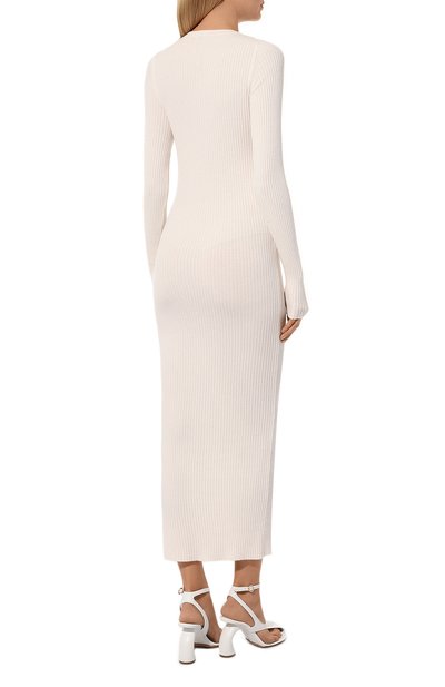 Платье PIETRO BRUNELLI белого цвета по цене 19950 руб., арт. AGM059/VIM038/0002, фото 4 Платье PIETRO BRUNELLI, арт. AGM059/VIM038/0002, фото 4