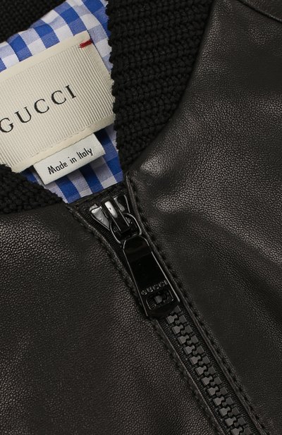 Кожаный бомбер GUCCI, арт. 502054/XG587, фото 3