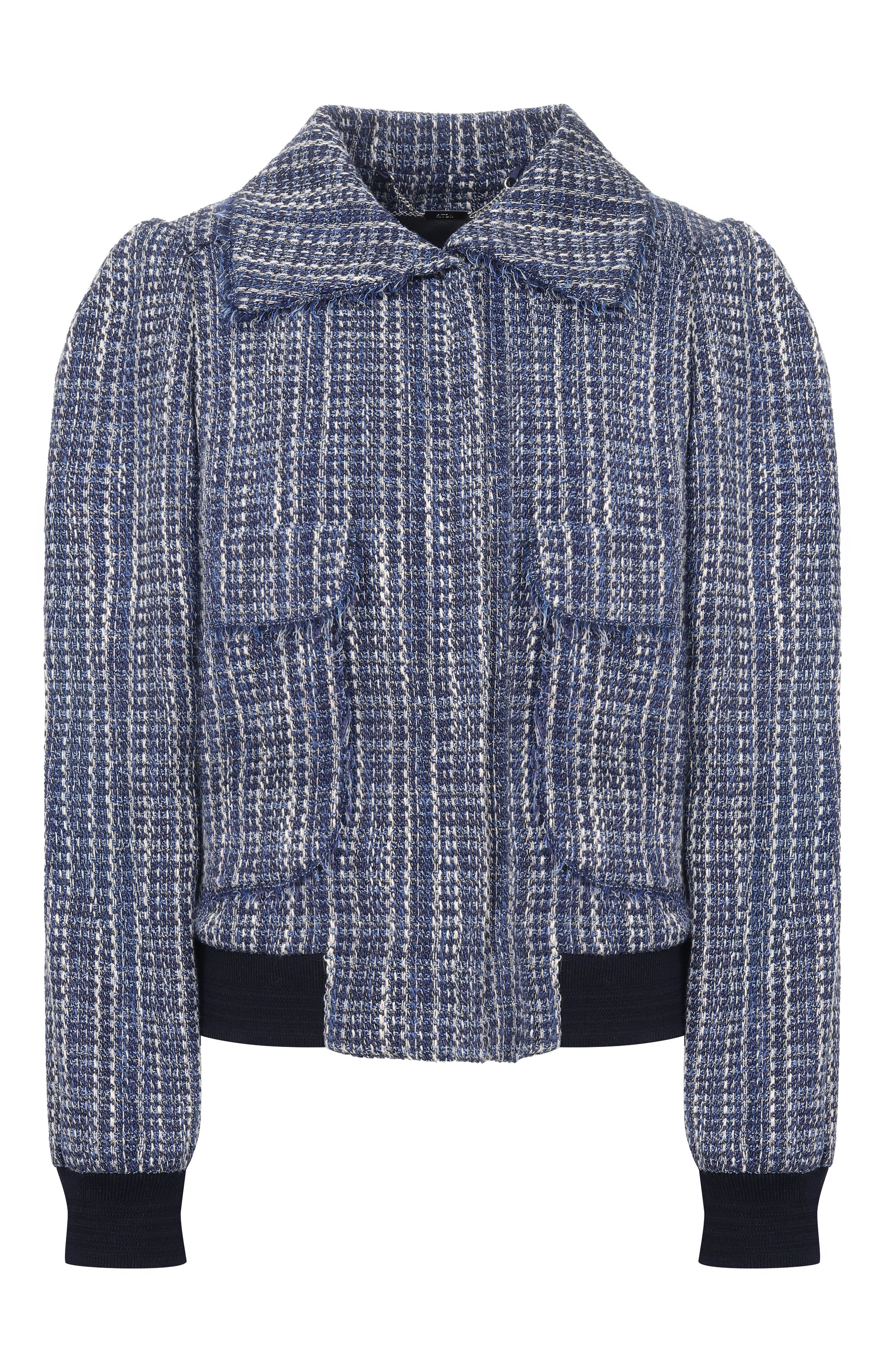 Твидовый бомбер KITON, арт. D61503K0934G, фото 1