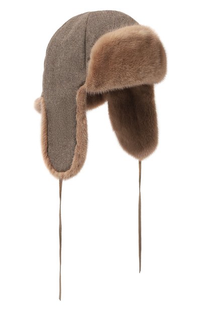 Женская шапка-ушанка дарья из меха норки FURLAND, арт. 0194810010055600046