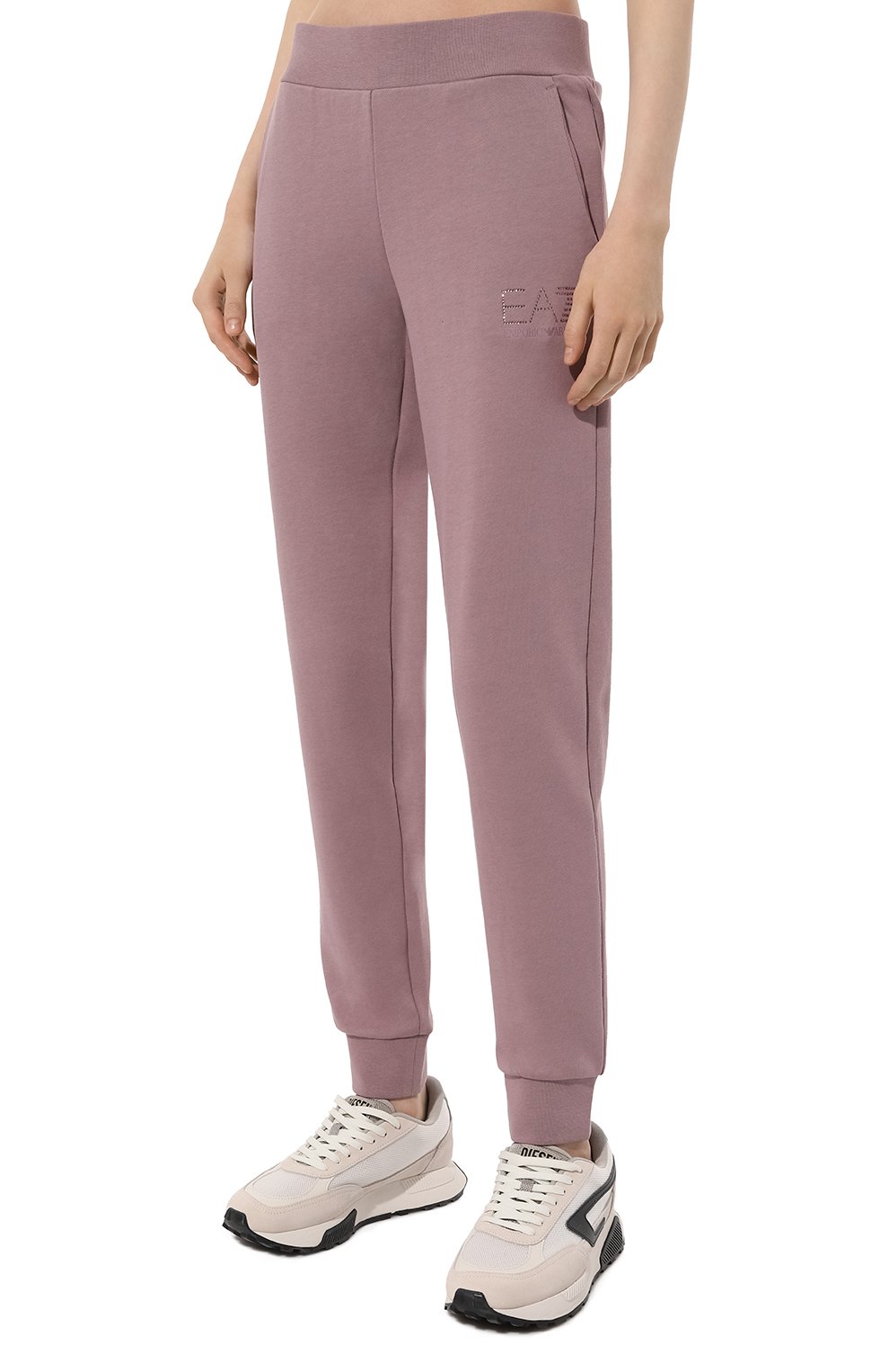 Хлопковые джоггеры EA7, арт. 6DTP67/TJD0Z, фото 3