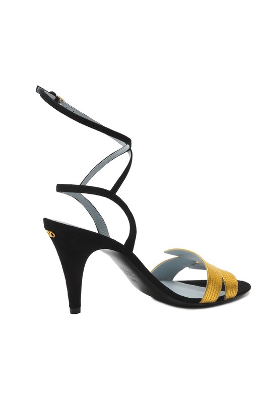 Кожаные босоножки Foliefoliage 85 Valentino 6W0S0MH5/KMN Чёрный  6W0S0MH5/KMN Фото 5