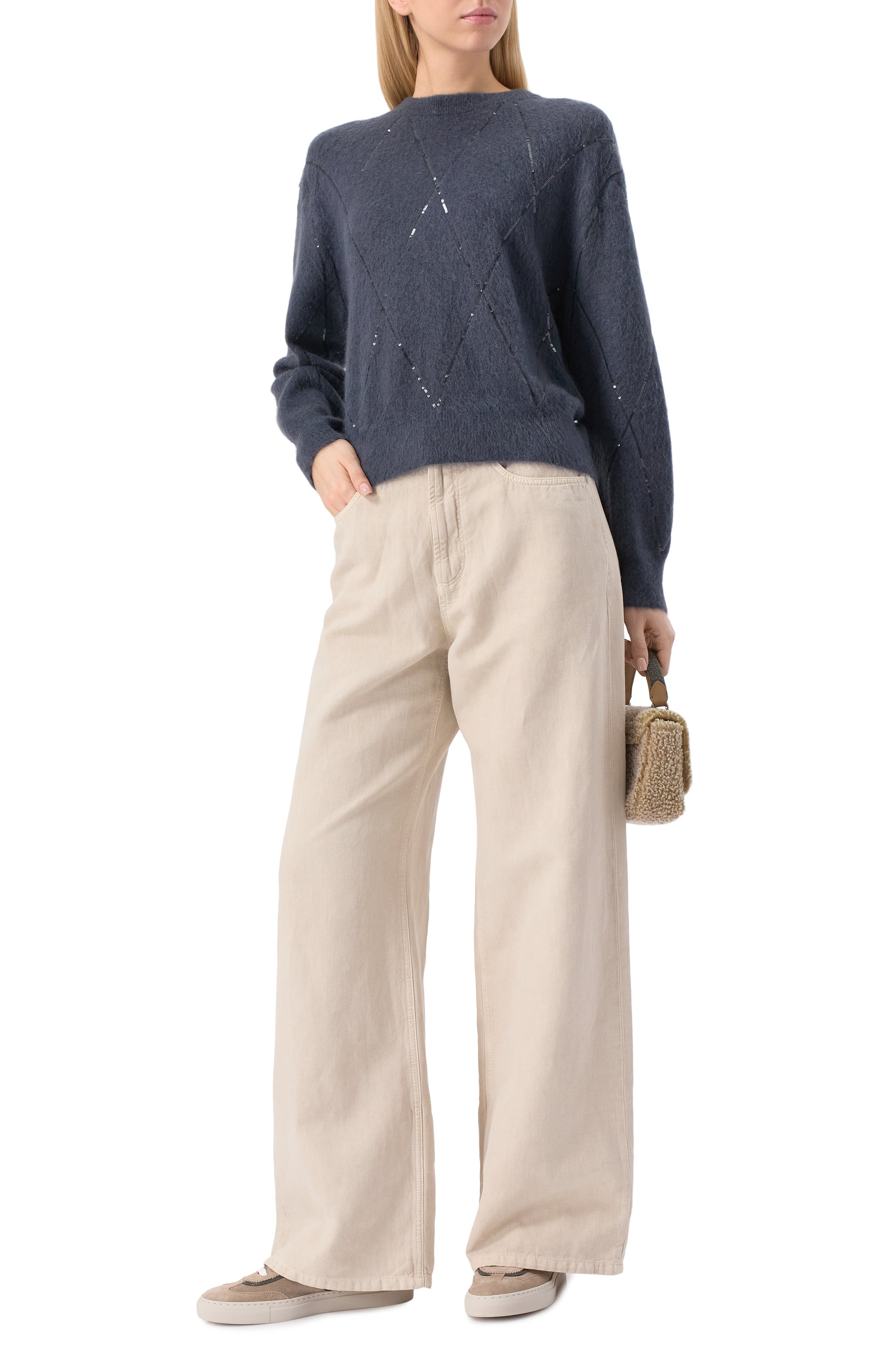 Замшевые кеды BRUNELLO CUCINELLI, арт. MZSFG2908, фото 2