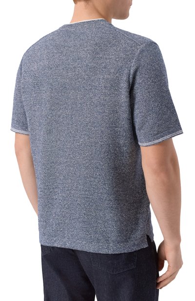 Джемпер изо льна и хлопка PAUL&SHARK, арт. 26411552, фото 4