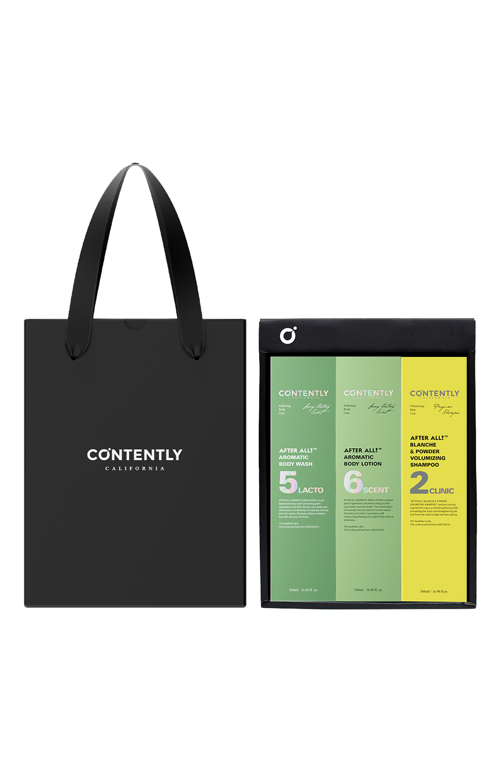 Набор after all! для ухода за кожей тела и волосами (3x500ml) CONTENTLY, арт. 8845949852707, фото 1