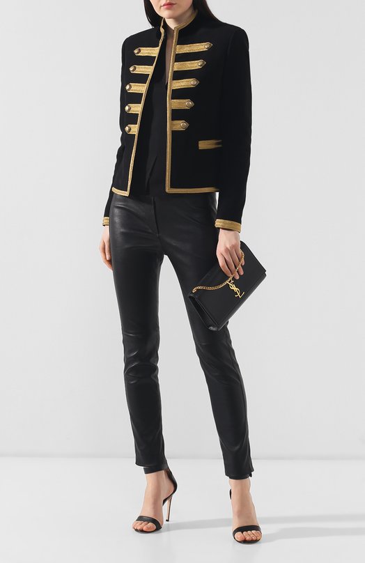 Сумка Monogram medium Saint Laurent 364021/B0W0J Чёрный  364021/B0W0J Фото 2