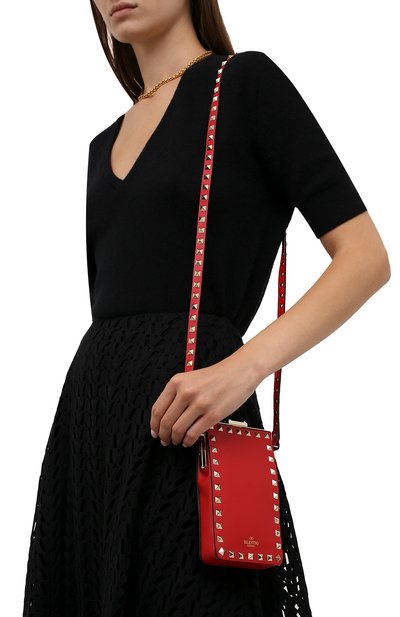 Кожаный чехол rockstud для iphone VALENTINO, арт. WW2P0W35/NAP, фото 2