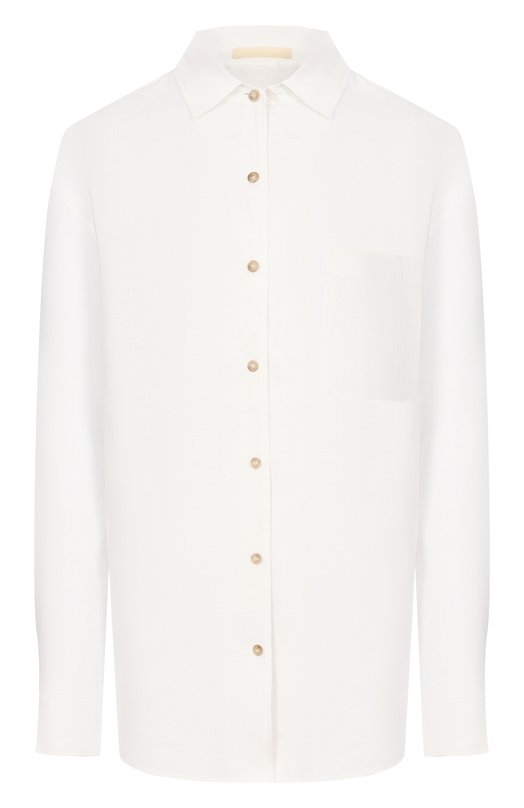 Льняная рубашка 12 STOREEZ 137620 Белый 137620