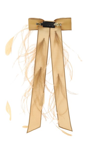 Бант PANFIL бежевого цвета по цене 18000 руб., арт. 11-S-MRY3-PLUM, фото 3 Бант PANFIL, арт. 11-S-MRY3-PLUM, фото 3