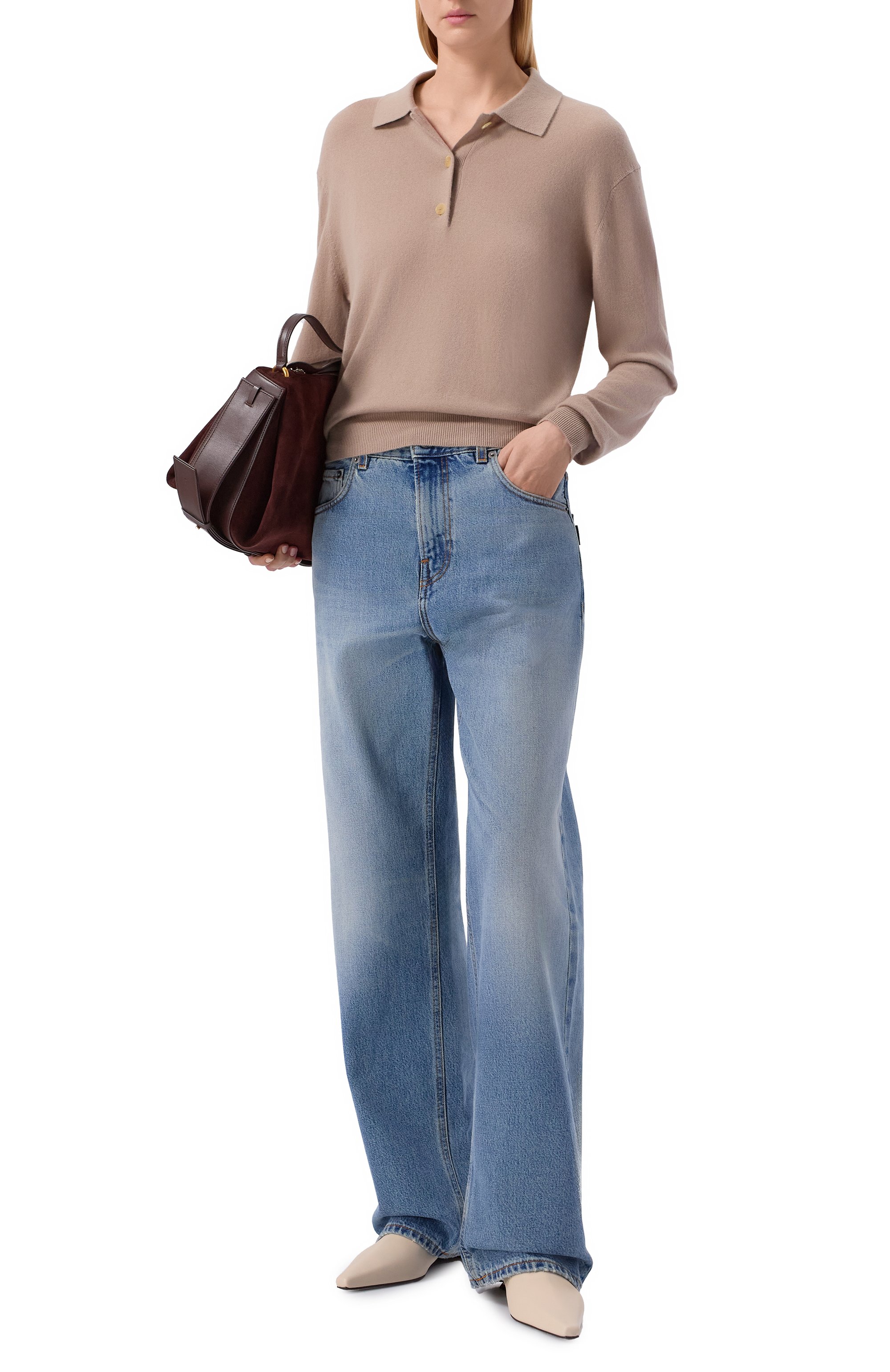 Кашемировое поло ARCH4, арт. KNJP25101C, фото 2