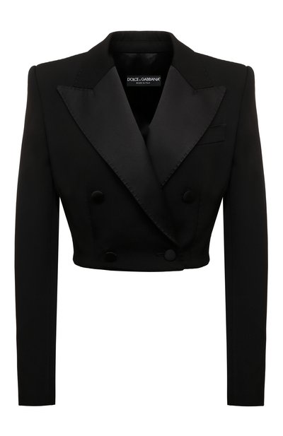 Женский жакет из шерсти и шелка DOLCE & GABBANA, арт. F291WT/FU21E
