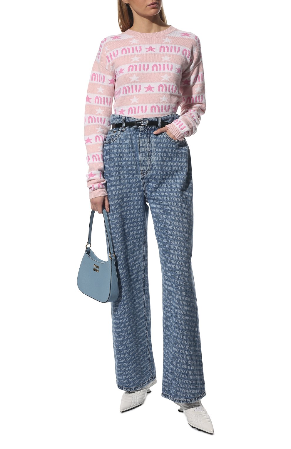 Кашемировый пуловер MIU MIU, арт. MML551-10C6-F0442, фото 2