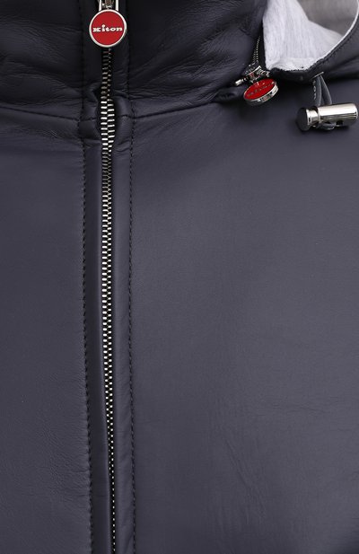 Кожаный бомбер KITON, арт. UW1100V0825A, фото 5