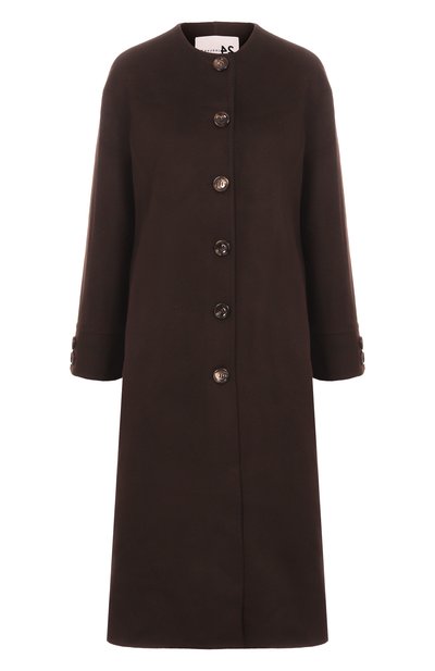 Жен�ское пальто из шерсти и кашемира MANZONI24, арт. 25M1504-DB1L8D