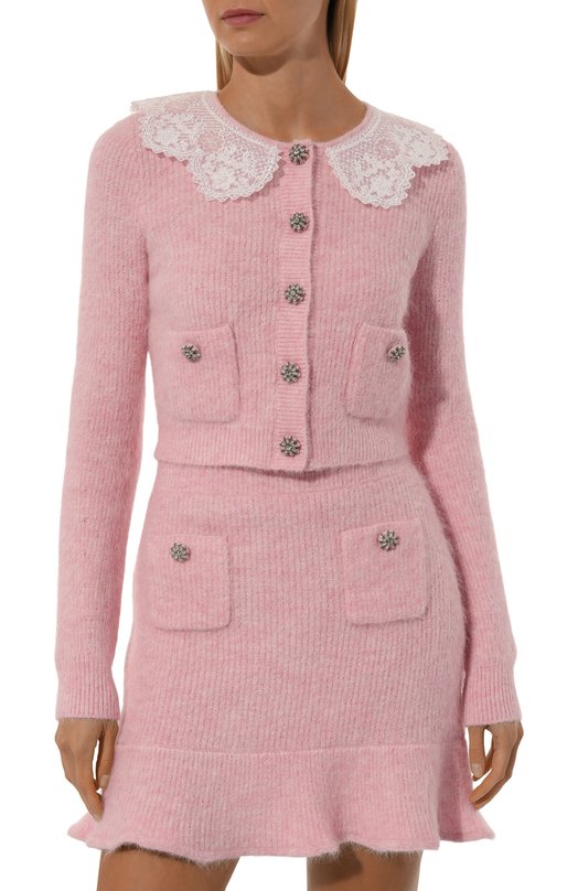 Кардиган self-portrait PF24-146C-P Розовый  PF24-146C-P Фото 3