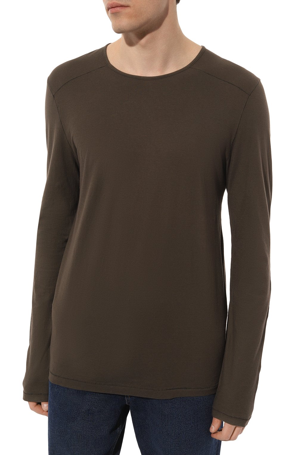 Хлопковый лонгслив HANNES ROETHER, арт. 111056/M036SAD.215, фото 3