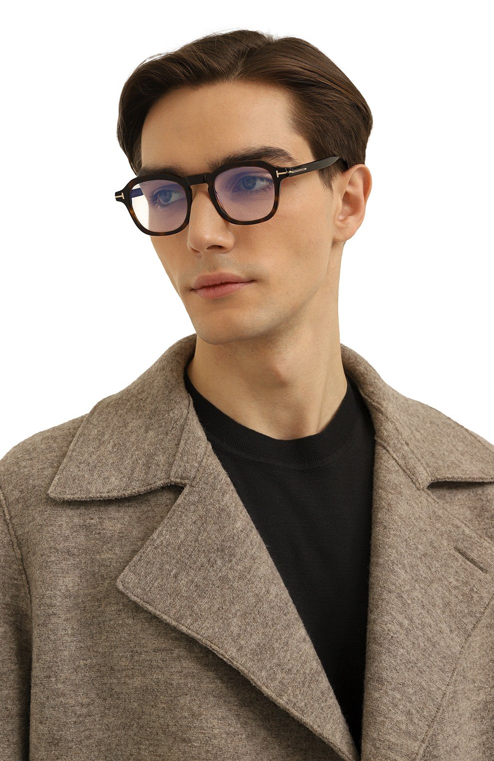 Оправа TOM FORD коричневого цвета по цене 45600 руб., арт. TF5836-B 052, фото 3 Оправа TOM FORD, арт. TF5836-B 052, фото 3