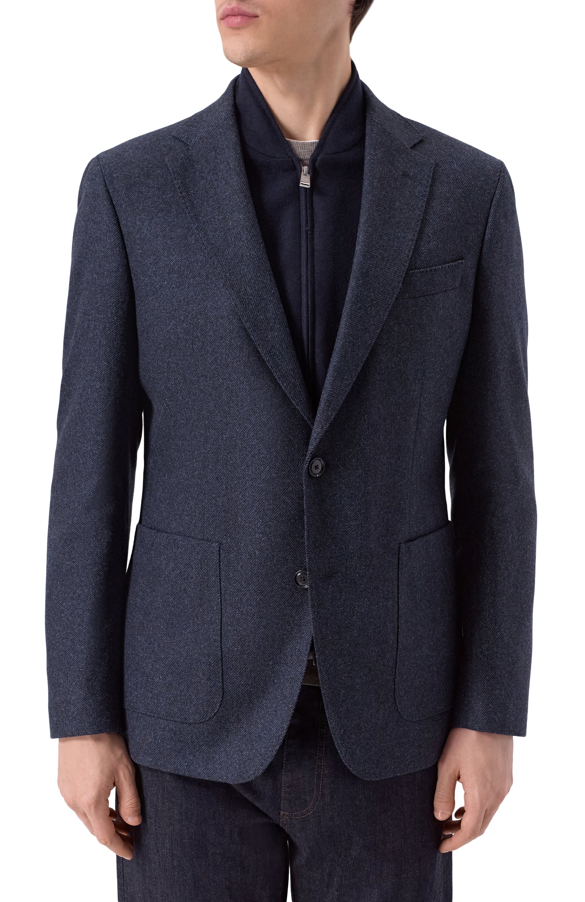 Шерстяной пиджак BOSS, арт. 50551589, фото 4