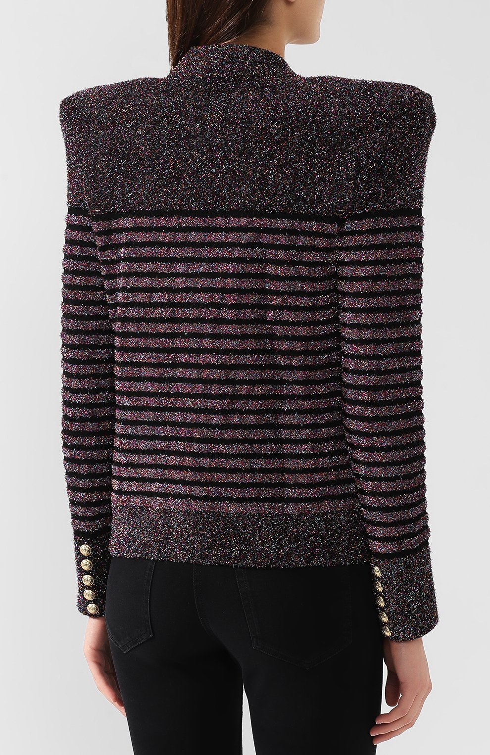 Жакет BALMAIN разноцветного цвета по цене 190500 руб., арт. SF17272/K415, фото 4 Жакет BALMAIN, арт. SF17272/K415, фото 4