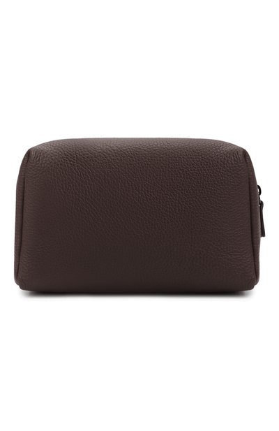 Кожаная косметичка COCCINELLE темно-коричневого цвета по цене 9975 руб., арт. E5 MUK 95 G0 01, фото 5 Кожаная косметичка COCCINELLE, арт. E5 MUK 95 G0 01, фото 5