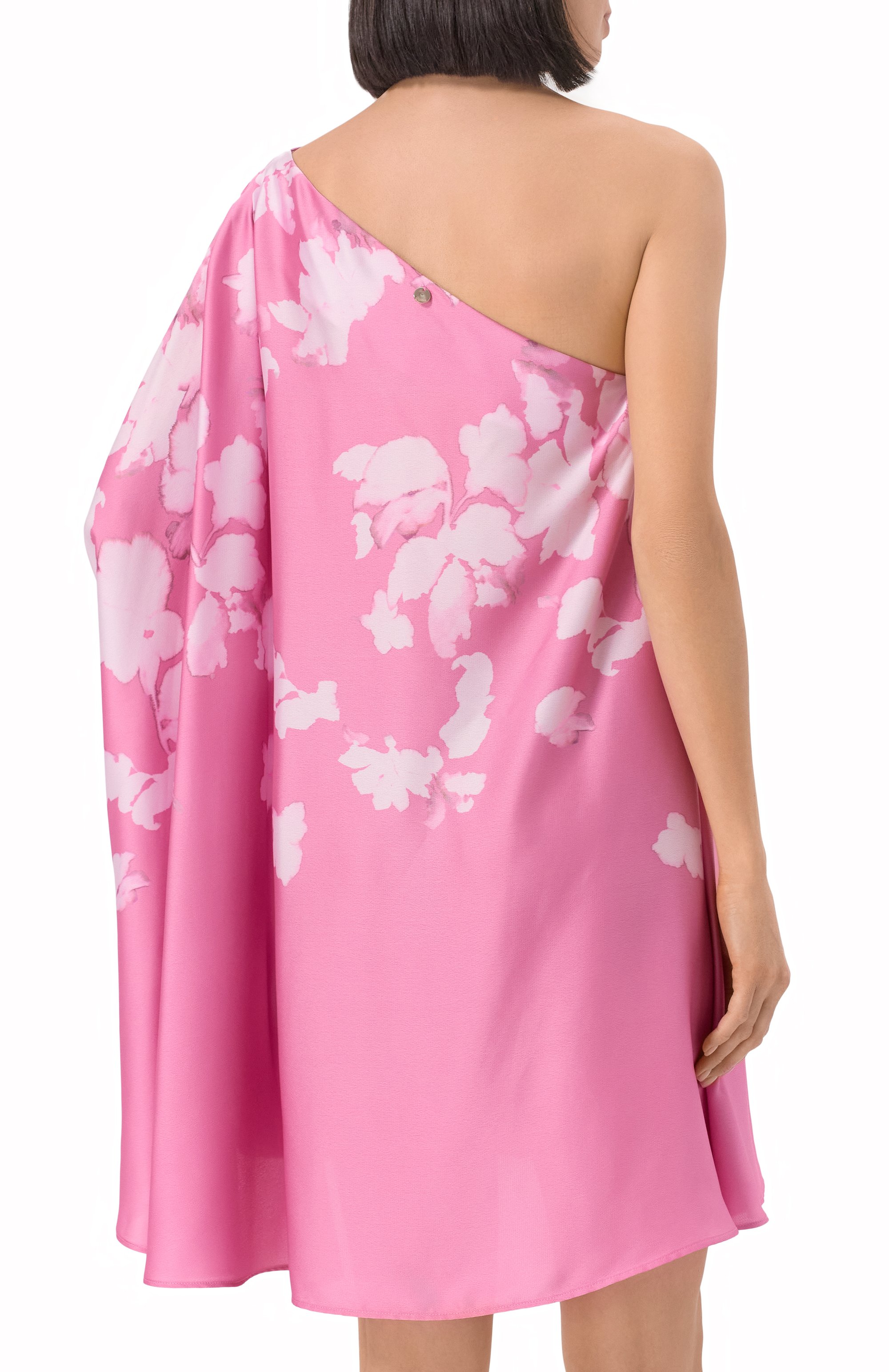 Атласное платье LIU JO розового цвета по цене 41390 руб., арт. CA5386TS872, фото 4 Атласное платье LIU JO, арт. CA5386TS872, фото 4