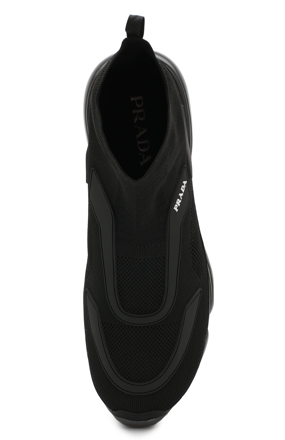 Высокие текстильные кроссовки PRADA, арт. 2TG133-1OUF-F0806, фото 5