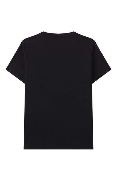 Хлопковая футболка VERSACE черного цвета по цене 15100 руб., арт. 1018293/1A13075, фото 2 Хлопковая футболка VERSACE, арт. 1018293/1A13075, фото 2