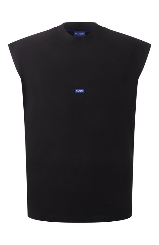Хлопковая майка HUGO Blue 50509773 Чёрный 50509773