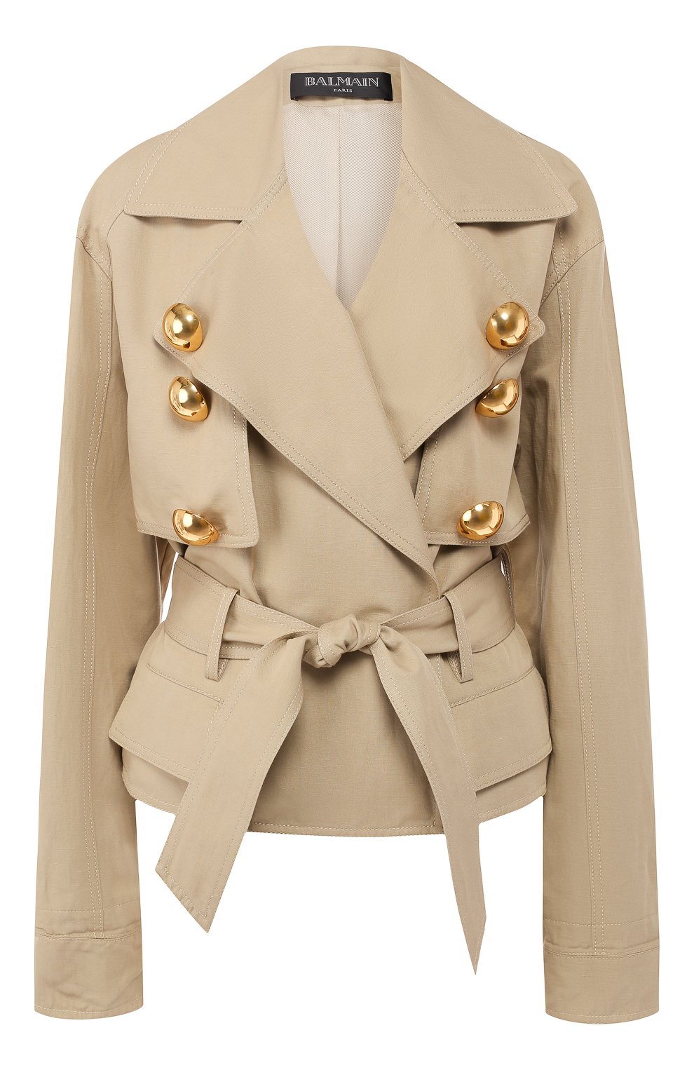 Куртка из смеси хлопка и льна BALMAIN, арт. RF18252/C103, фото 1