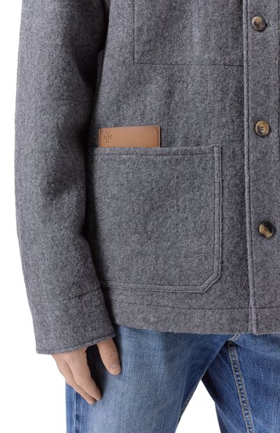 Шерстяная куртка-рубашка JACOB COHEN, арт. 25I P/JUM_E0033 081 T806A RW, фото 5