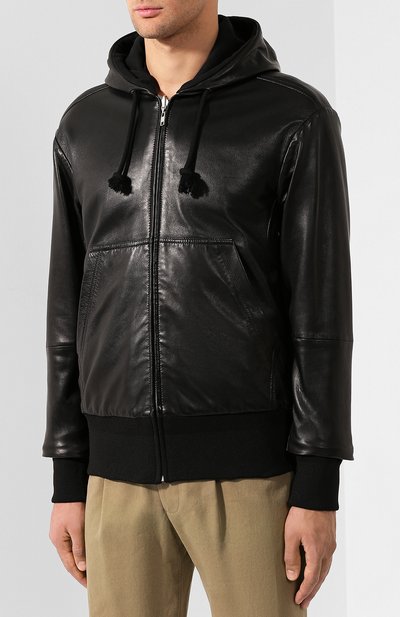 Двусторонний кожаный бомбер MAISON MARGIELA, арт. S50AM0398/SY1400, фото 3