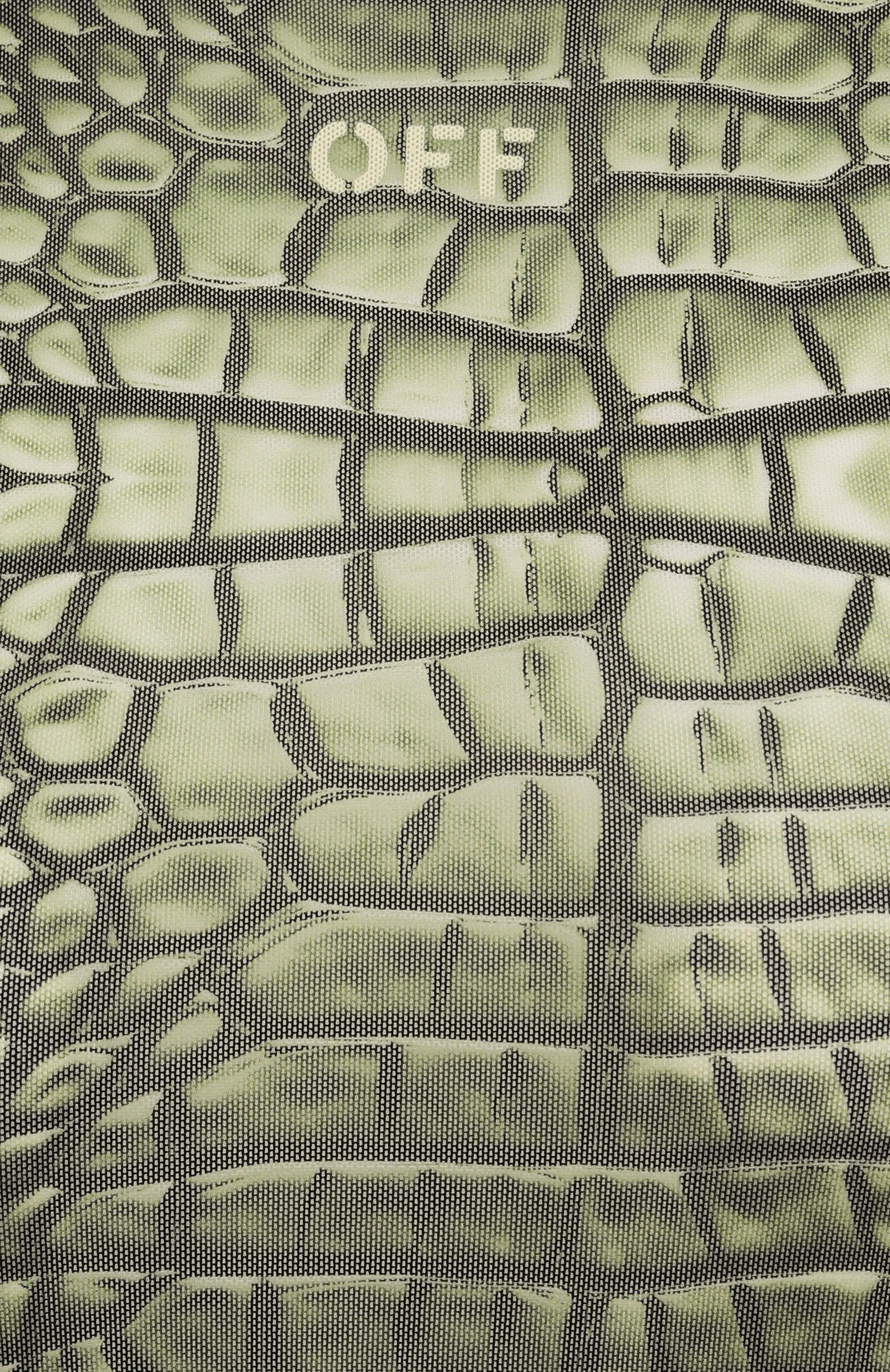 Платье OFF-WHITE хаки цвета по цене 68150 руб., арт. 0WDB54JS25JER0015810, фото 6 Платье OFF-WHITE, арт. 0WDB54JS25JER0015810, фото 6