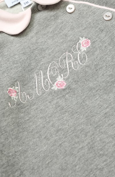 Хлопковая пижама с декор ативной отделкой ALETTA, арт. RB777032FP/1M-18M, фото 3