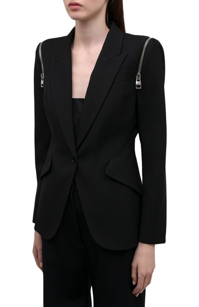 Шерстяной жакет ALEXANDER MCQUEEN, арт. 686741/QJACA, фото 3