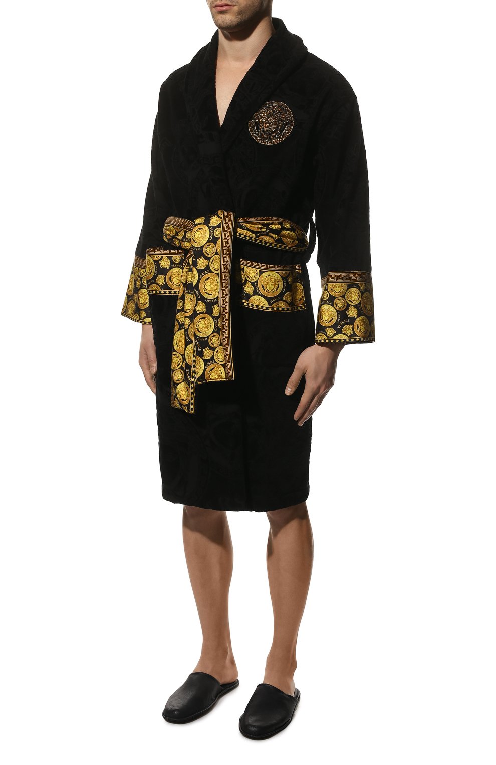 Хлопковый халат VERSACE, арт. ZACJ00066/ZC0SP132, фото 3