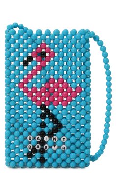 Футляр для iphone MC2 SAINT BARTH голубого цвета, арт. STBA BEADED PH0NE H0LDER/BEAD004/01404F | Фото 4 (Региональные ограничения белый список (Axapta Mercury): Не проставлено; Нос: Не проставлено; Материал: Пластик)