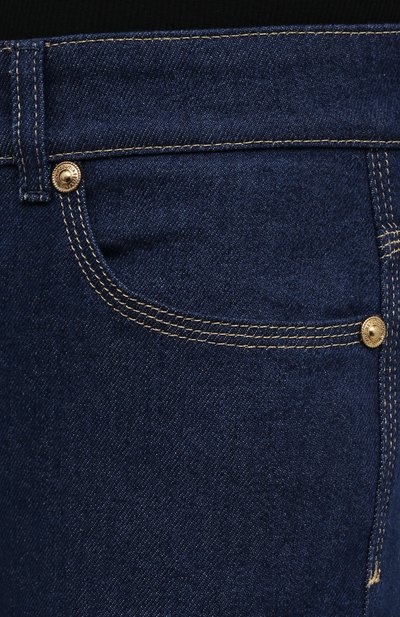 Джинсы VERSACE JEANS COUTURE темно-синего цвета по цене 32350 руб., арт. A1HWA0SI-WDP501 C SLIM IC0N/AQ954, фото 5 Джинсы VERSACE JEANS COUTURE, арт. A1HWA0SI-WDP501 C SLIM IC0N/AQ954, фото 5