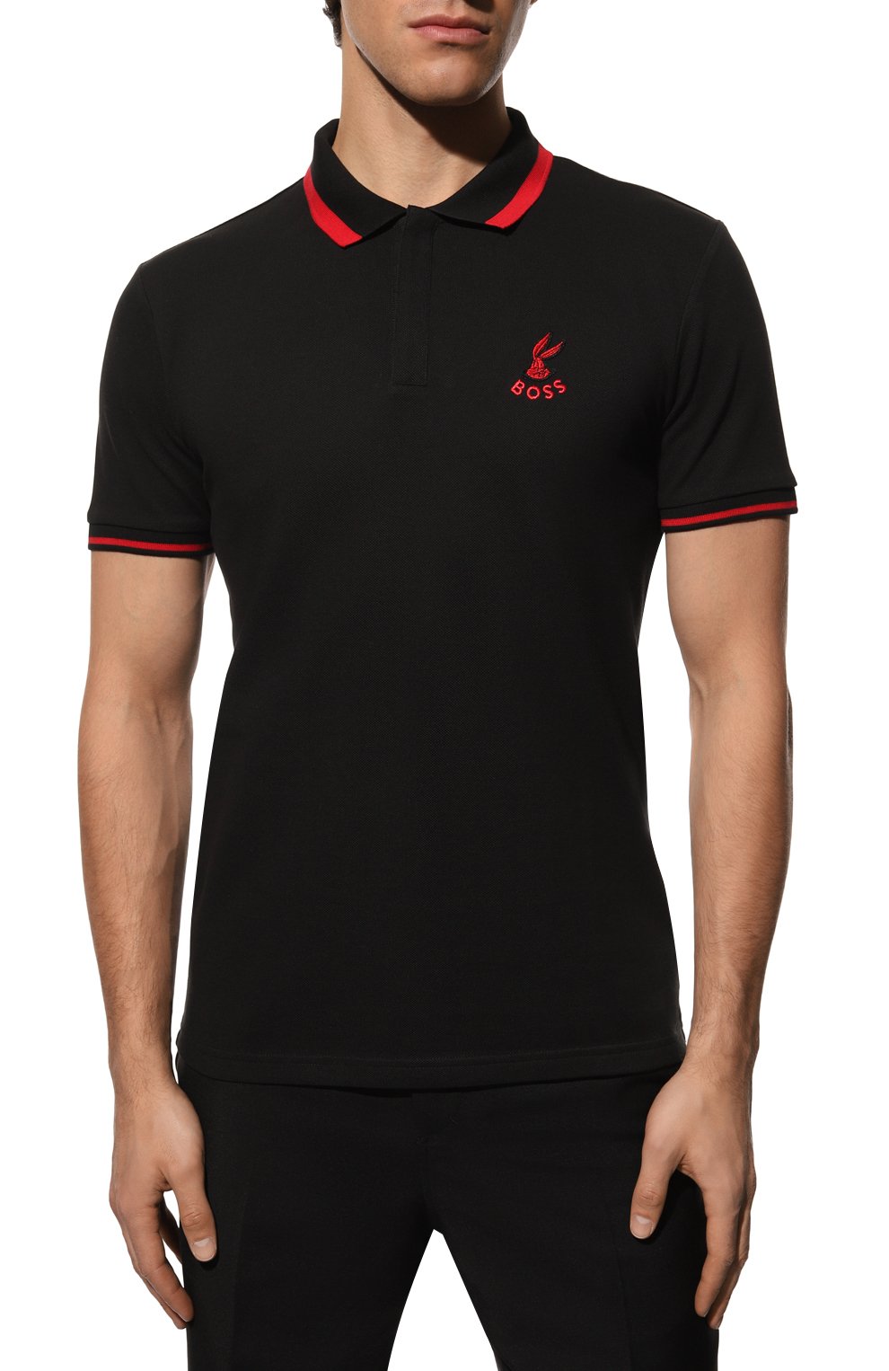 Хлопковое поло looney tunes x boss BOSS, арт. 50485406, фото 3