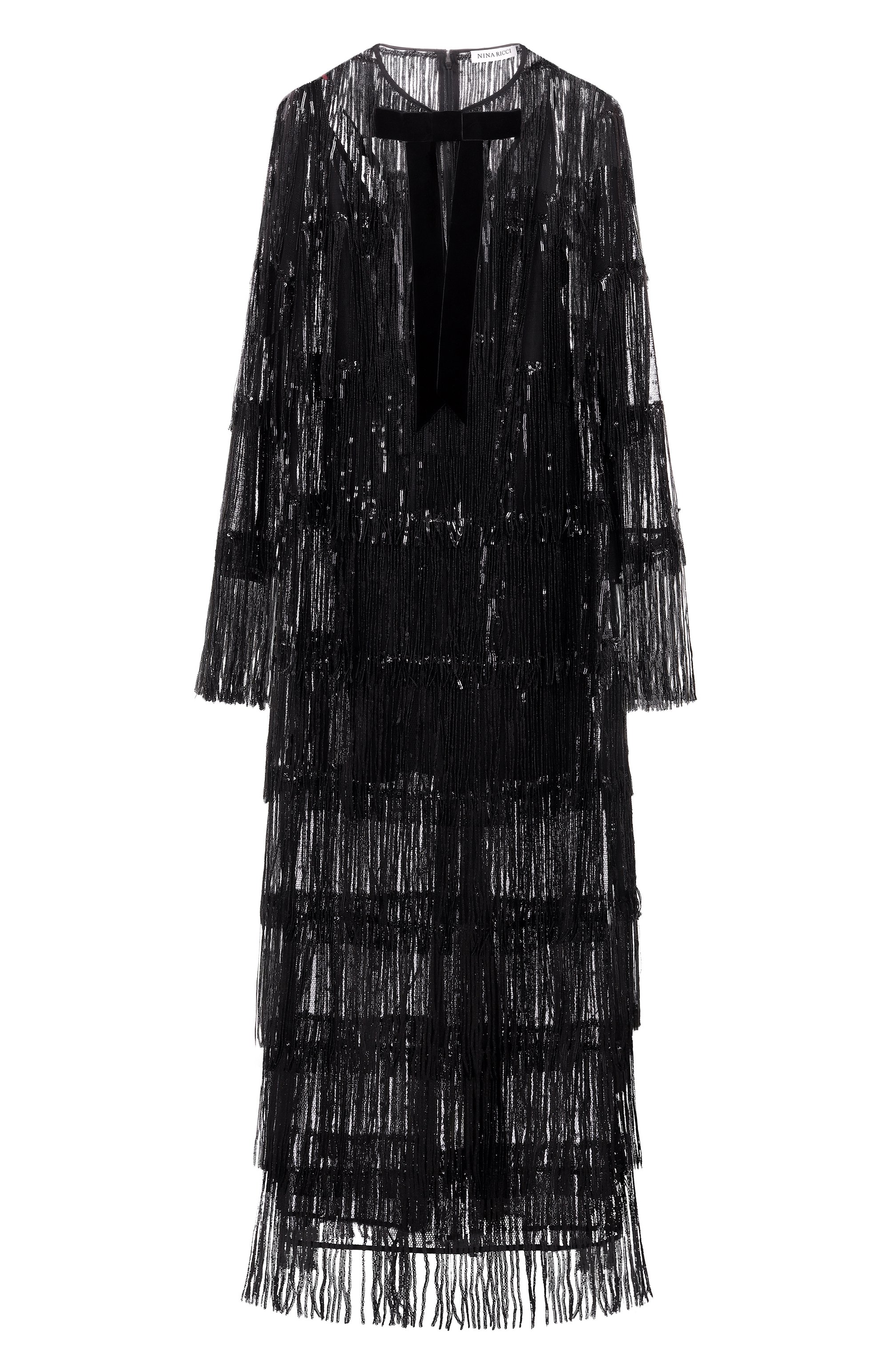 Платье с отделкой пайетками NINA RICCI, арт. 25ACR0048/PL0481, фото 1