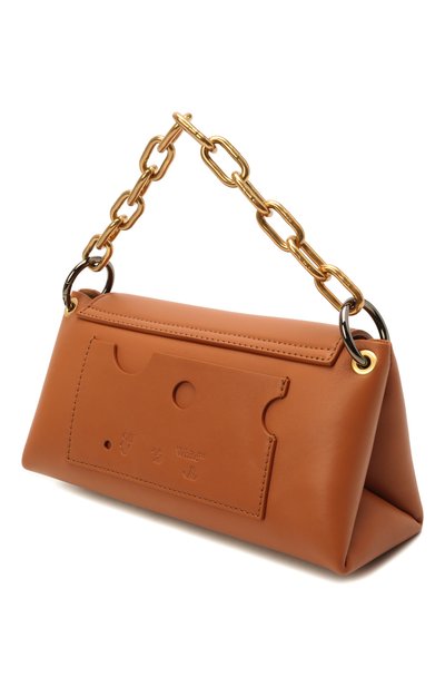 Сумка nail OFF-WHITE коричневого цвета по цене 184500 руб., арт. 0WNN024S21LEA001, фото 3 Сумка nail OFF-WHITE, арт. 0WNN024S21LEA001, фото 3